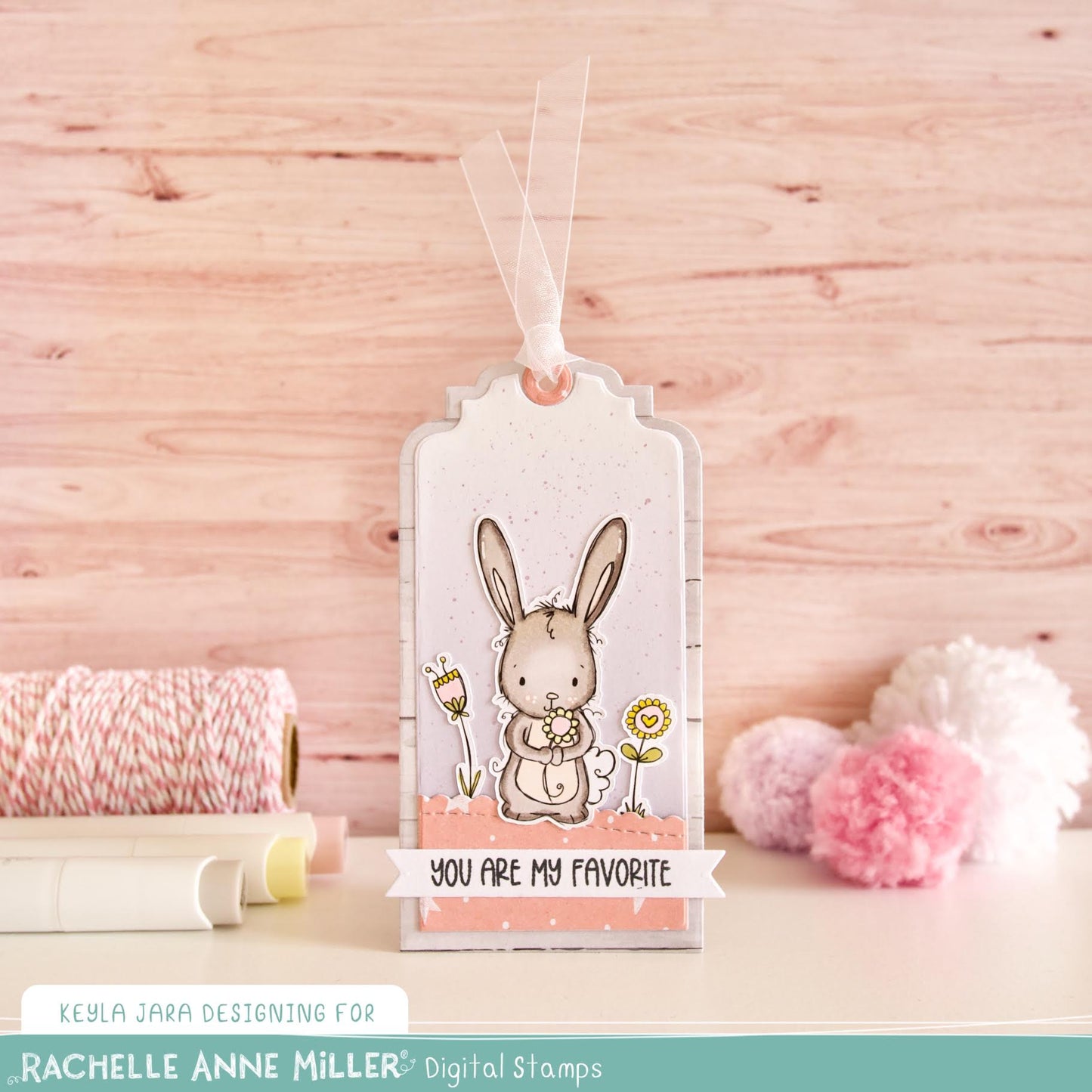 'Garden Friends' Scene Creator Digital Stamp
