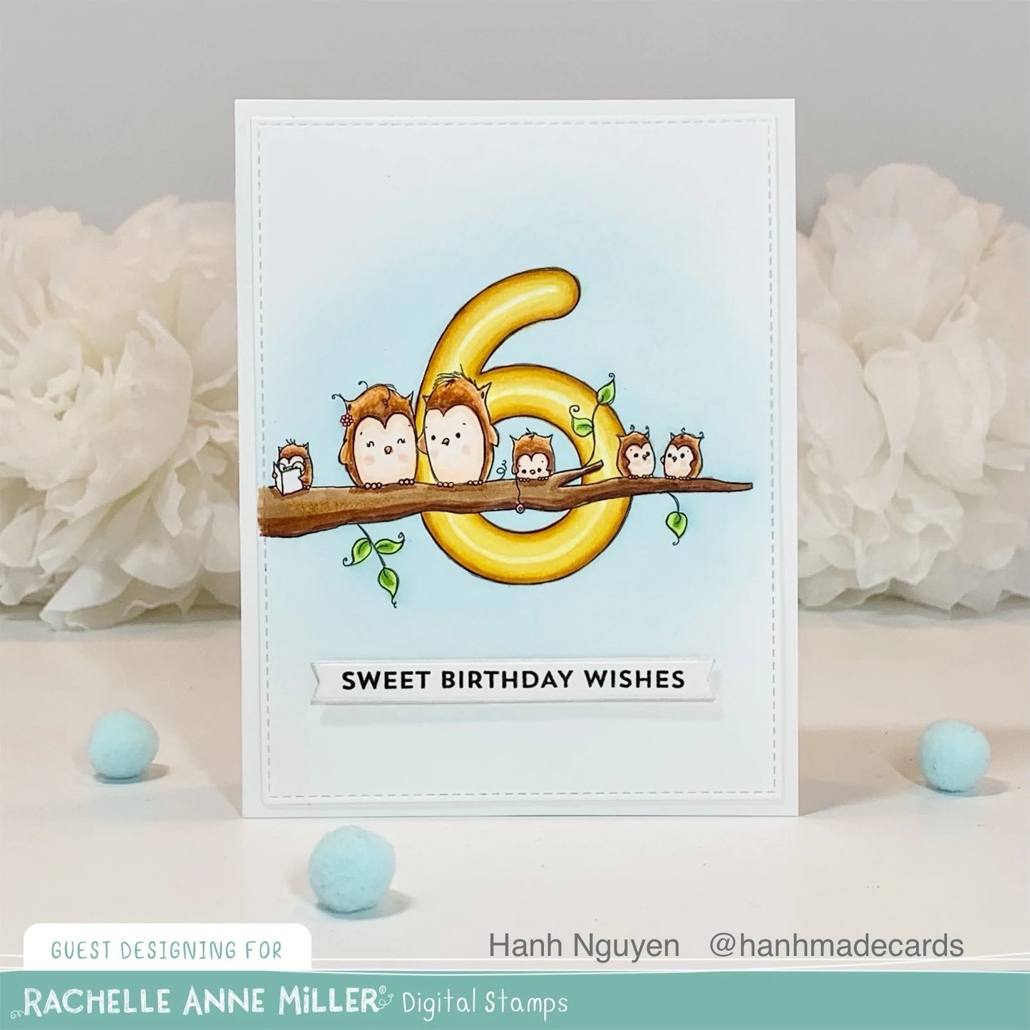 'Animal Number: Full Set' 10 Digital Stamps