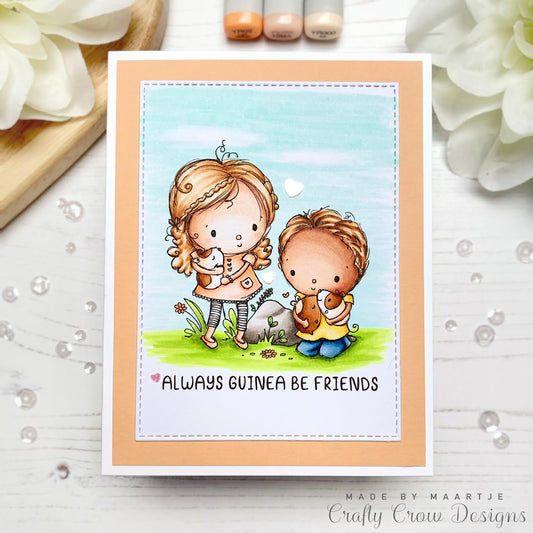 'Guinea Friends' Digital Stamp