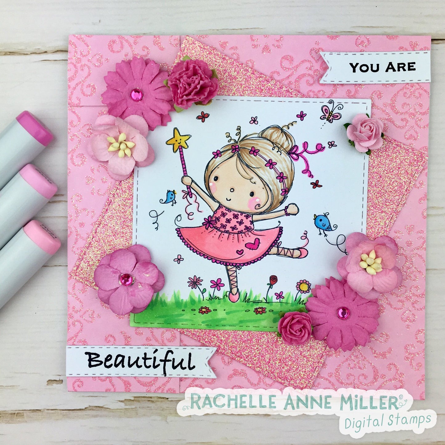 'Ballerina Princess' Digital Stamp