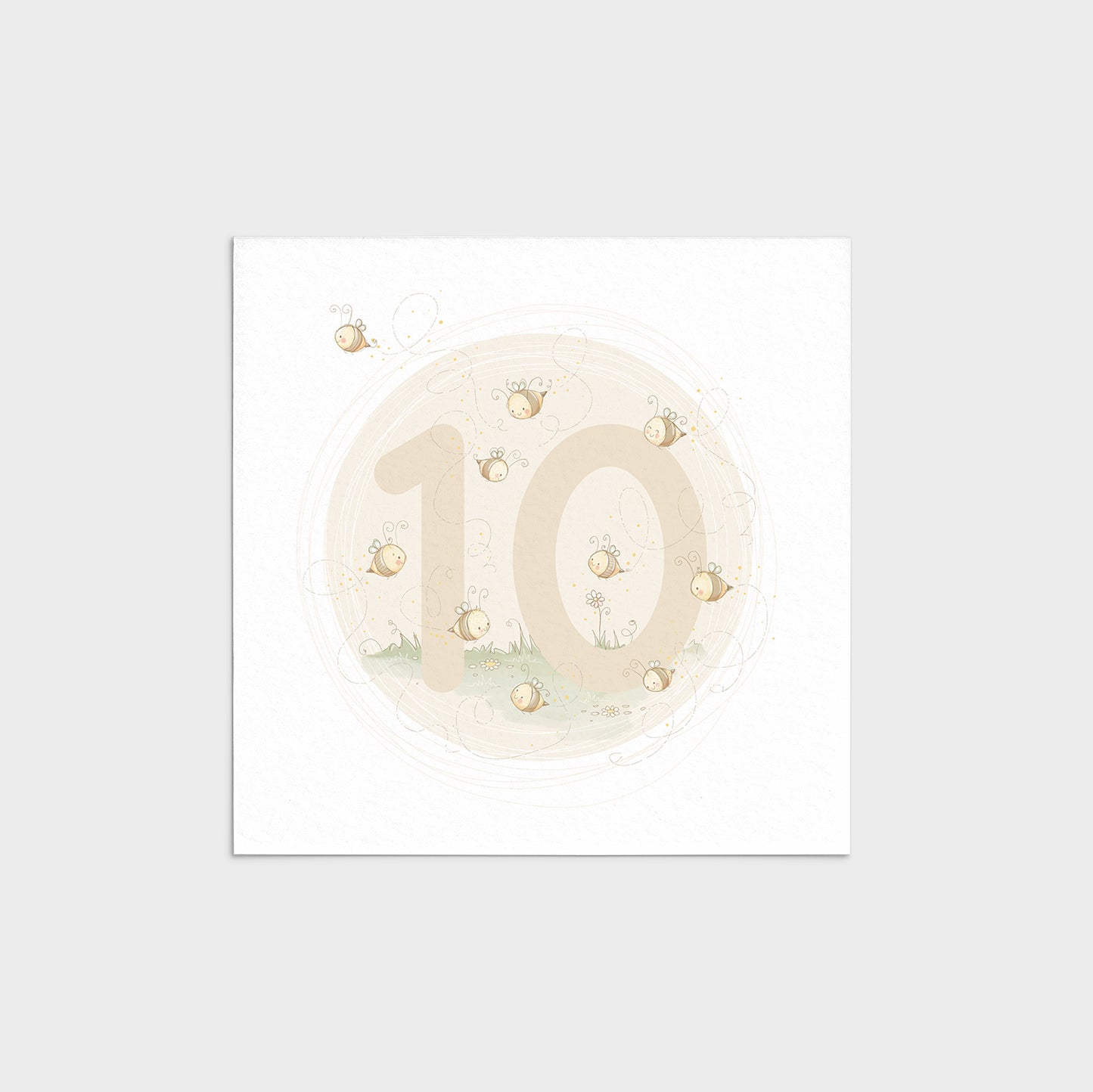'Animal Numbers' Children's Wall Art Print Set