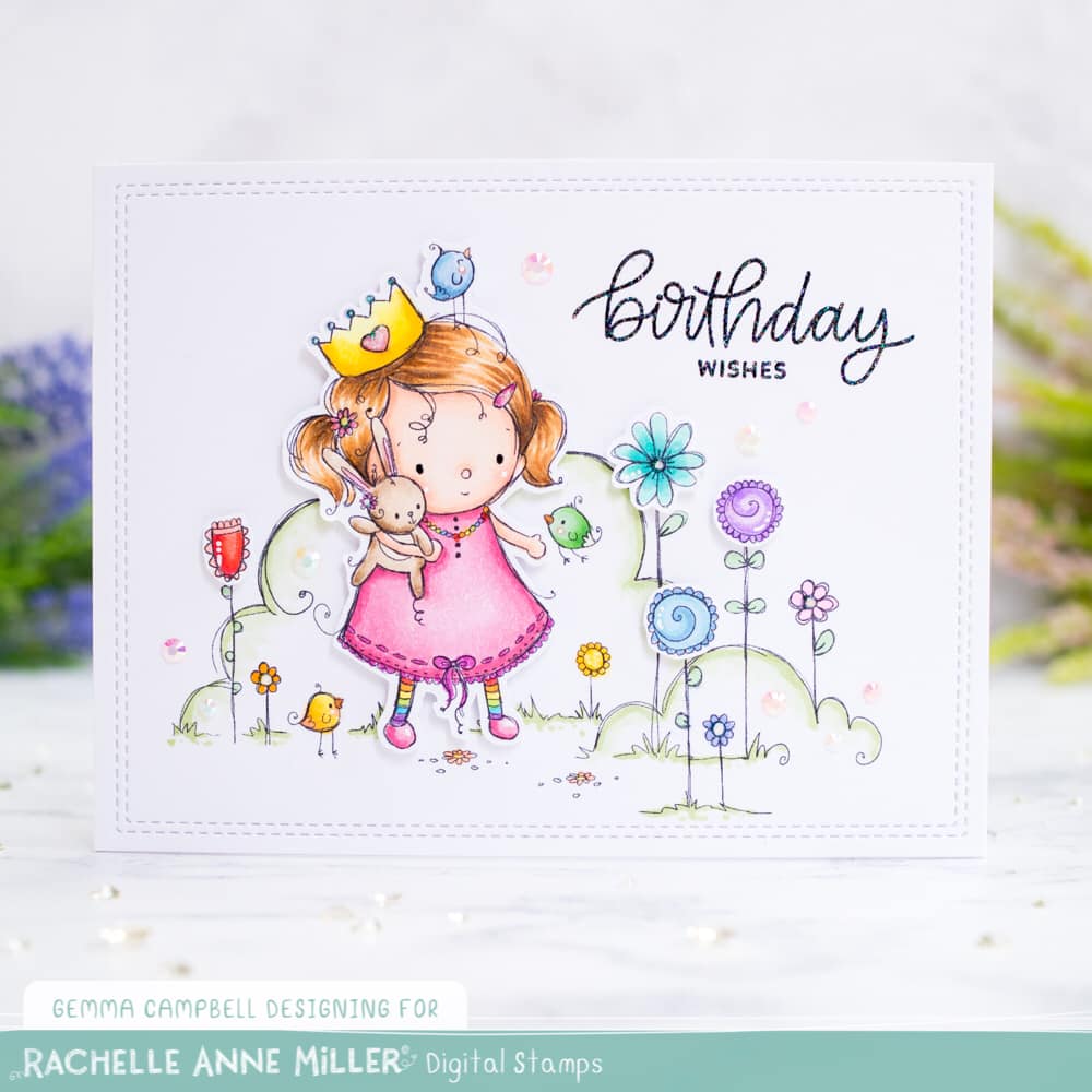 'Princess Castle' Digital Stamp