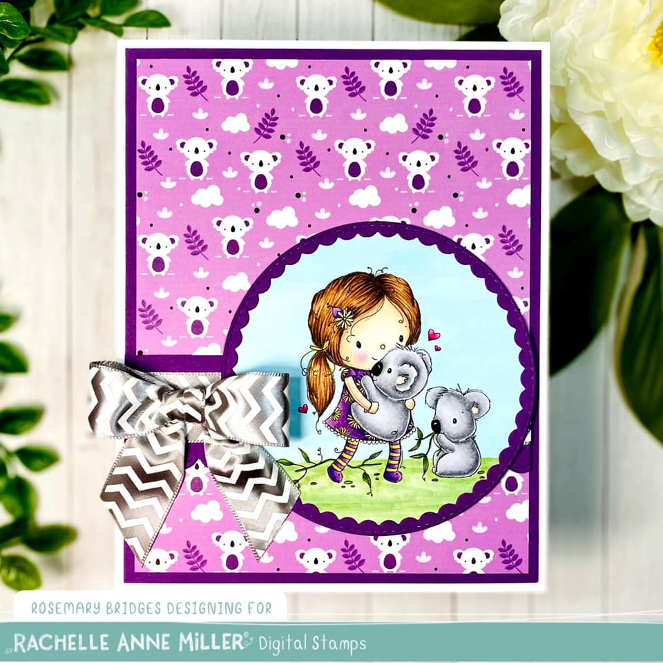 'Koala Girl' Digital Stamp