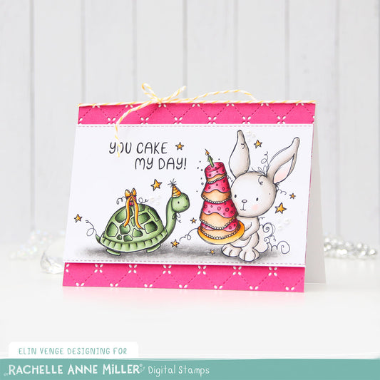 'Birthday Cake' Digital Stamp