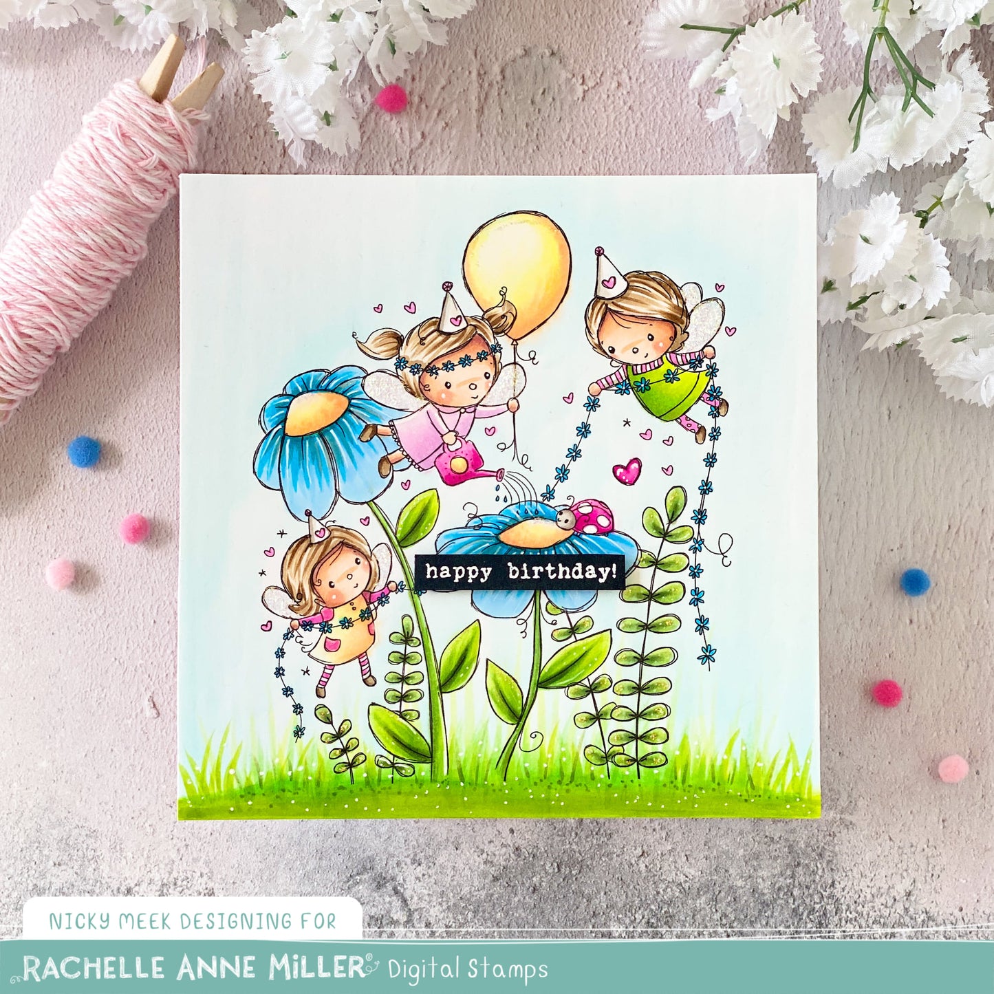 'Fairy Party' Digital Stamp