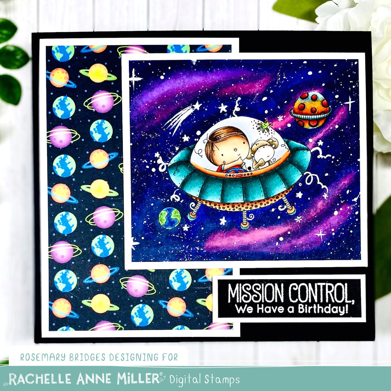 'Spaceship' Digital Stamp