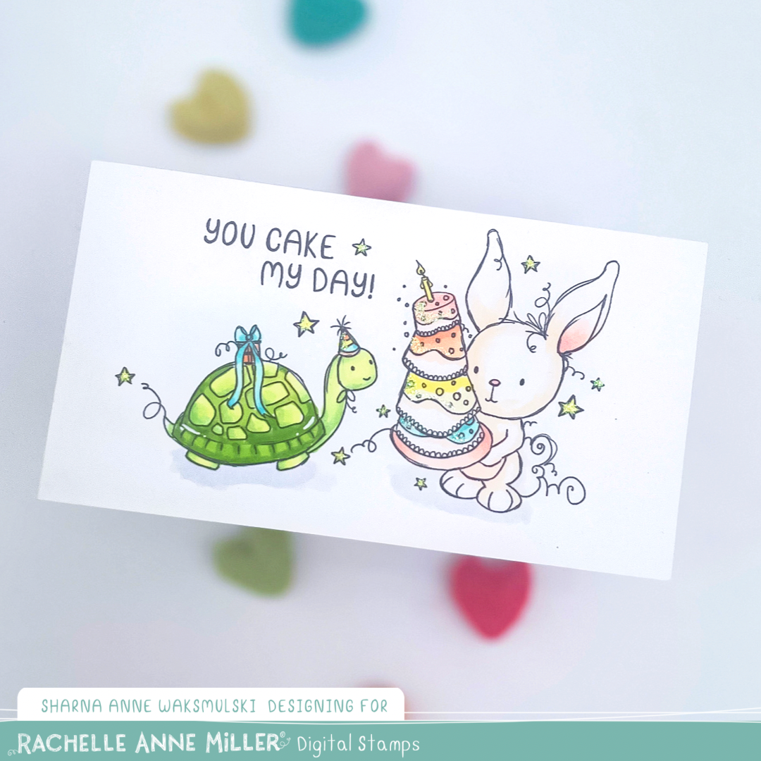 'Birthday Cake' Digital Stamp
