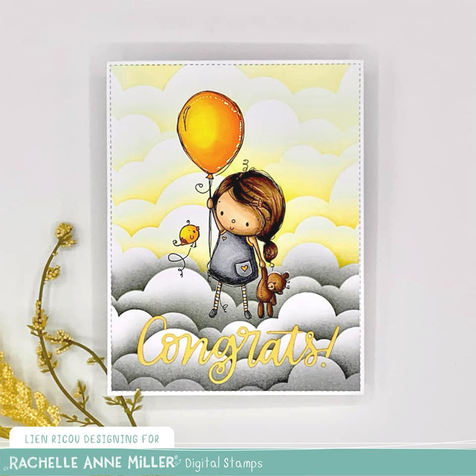 'Birthday Girl' Digital Stamp