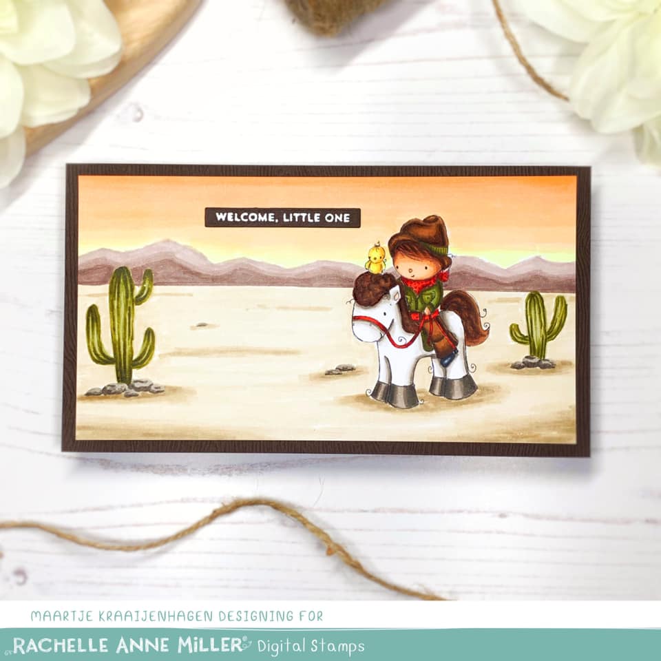 'Cowboy' Digital Stamp