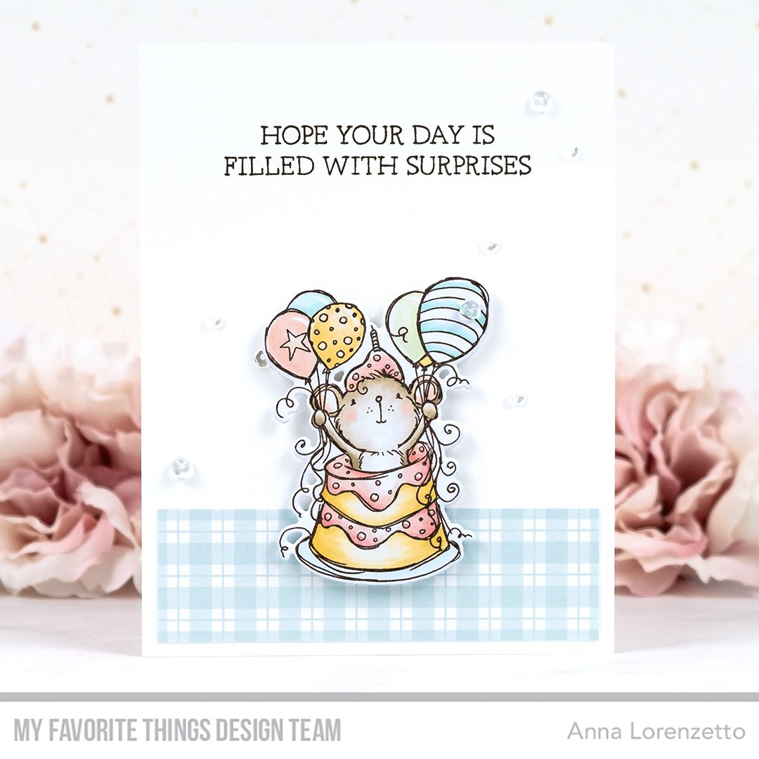 'Birthday Mouse' Digital Stamp