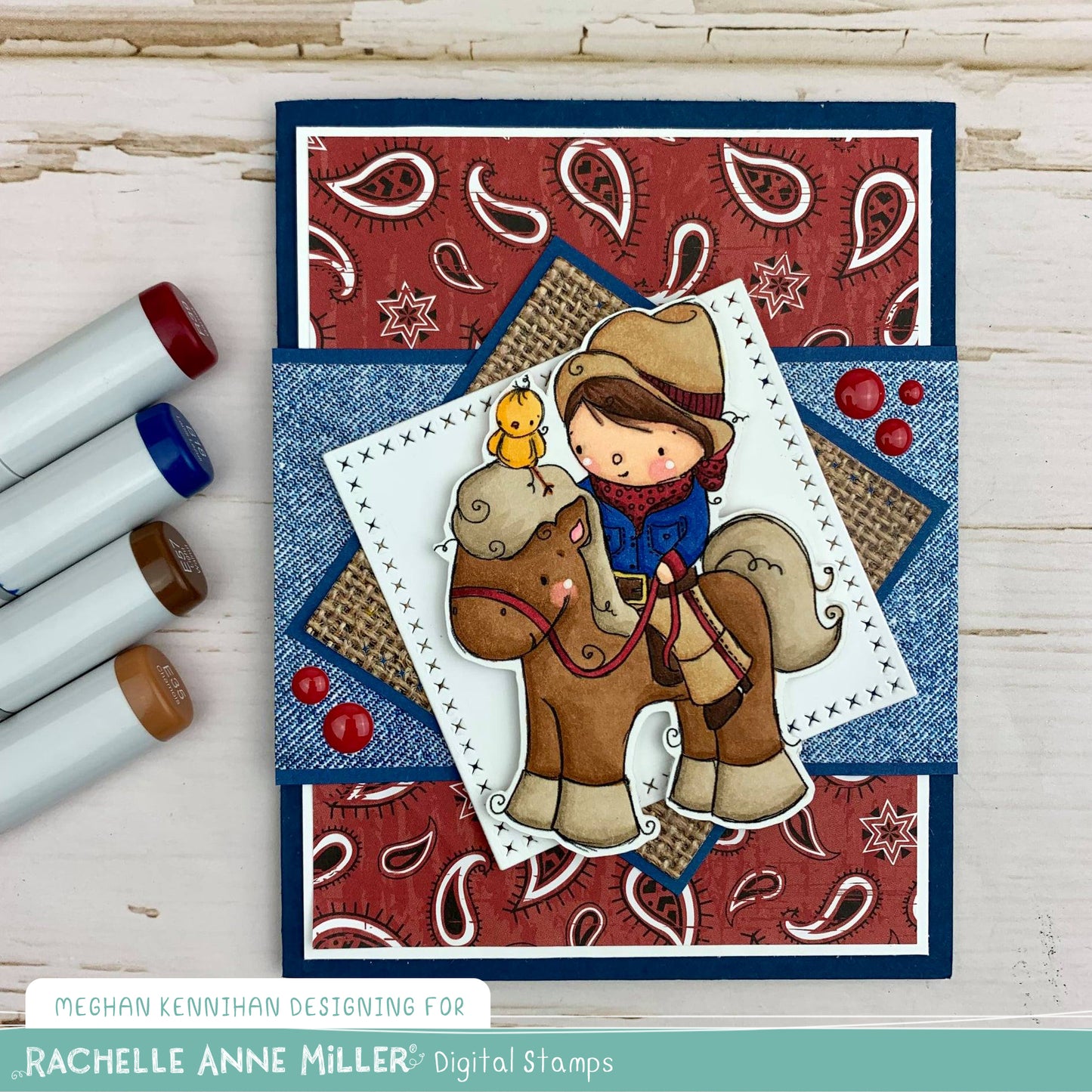 'Cowboy' Digital Stamp