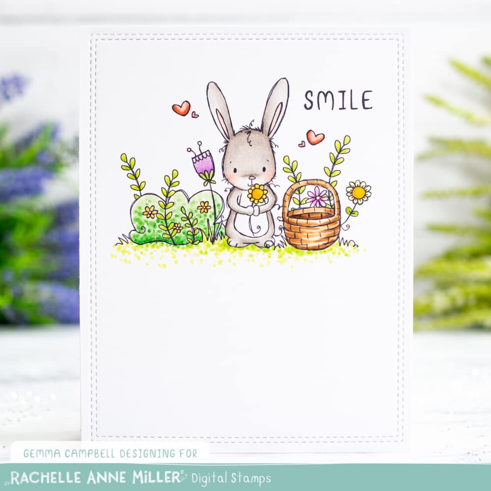 'Garden Friends'  Scene Creator Digital Stamp