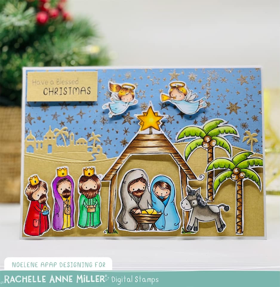 'Nativity' Scene Creator Digital Stamp