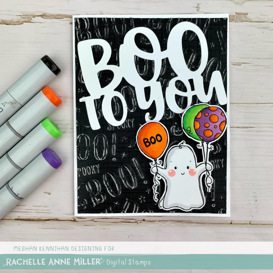 'Cute Ghost' Digital Stamp