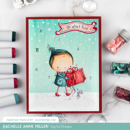 'Little Elf' Digital Stamp
