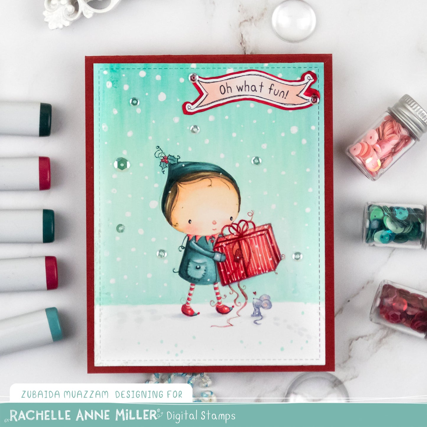 'Little Elf' Digital Stamp