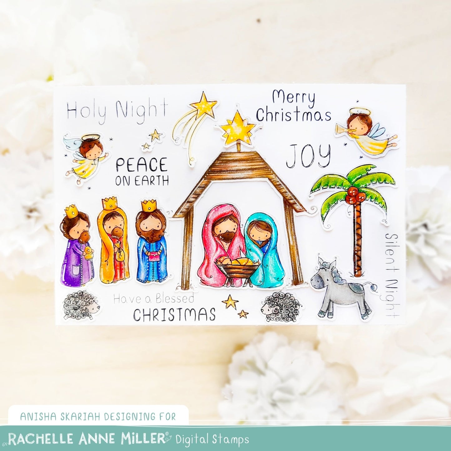 'Nativity'  Scene Creator Digital Stamp