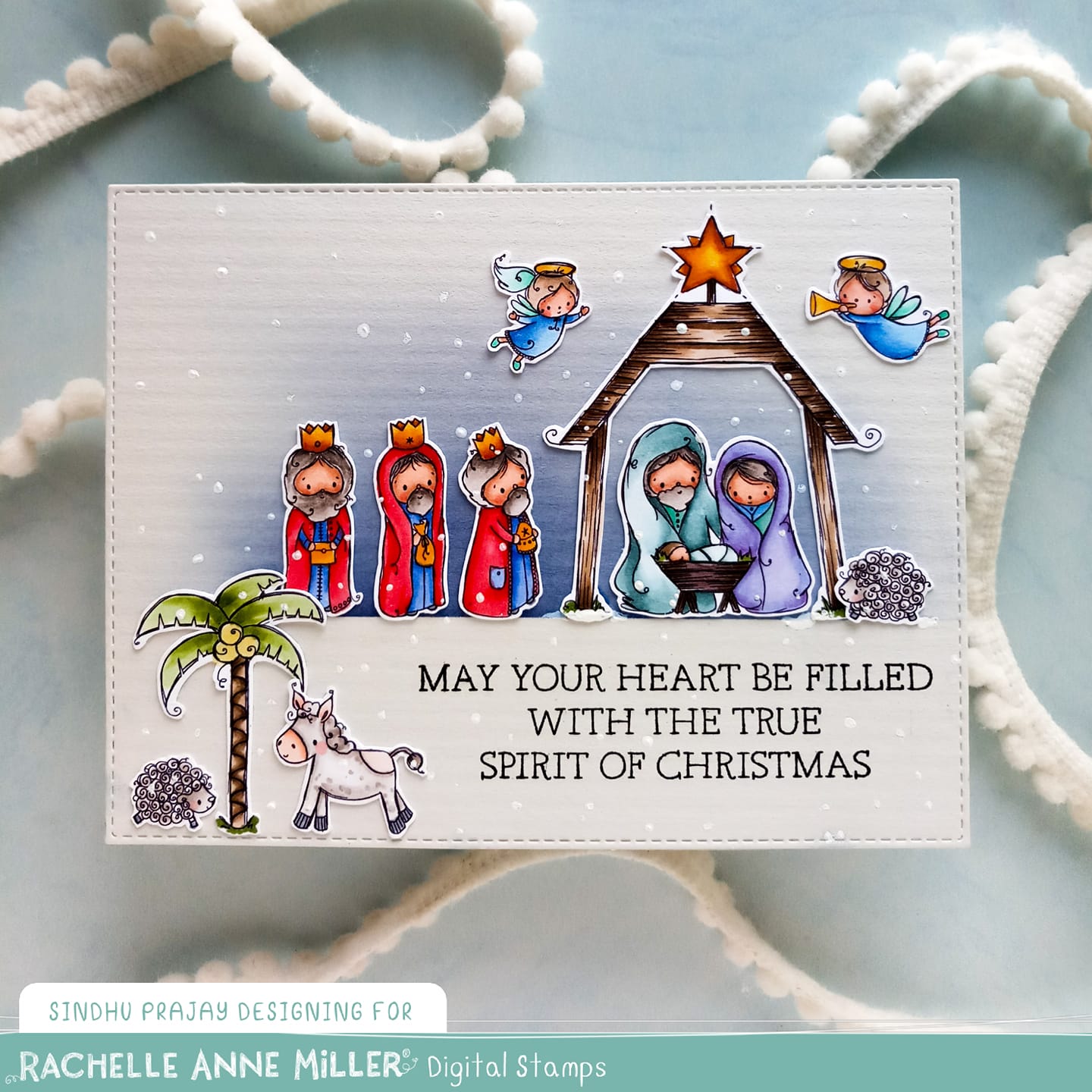 'Nativity' Scene Creator Digital Stamp