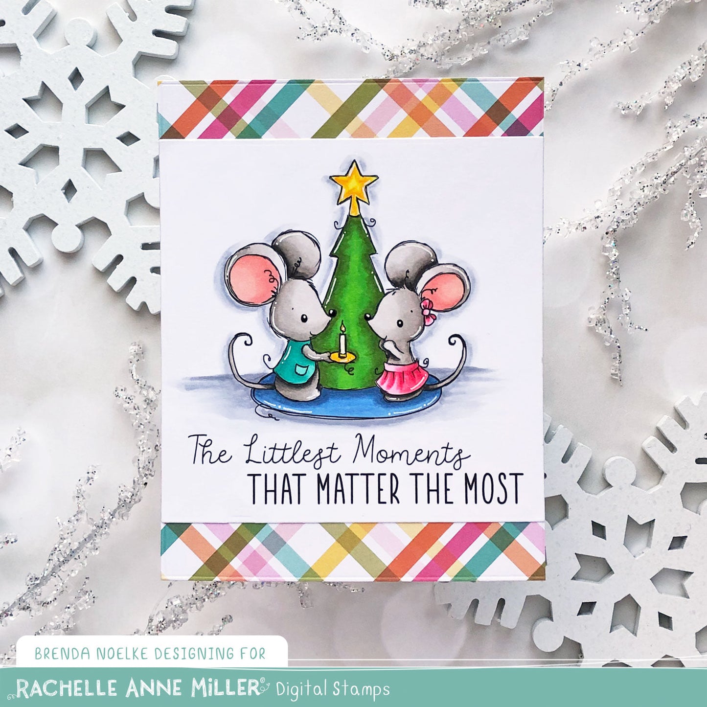 'Christmas Mice' Digital Stamp