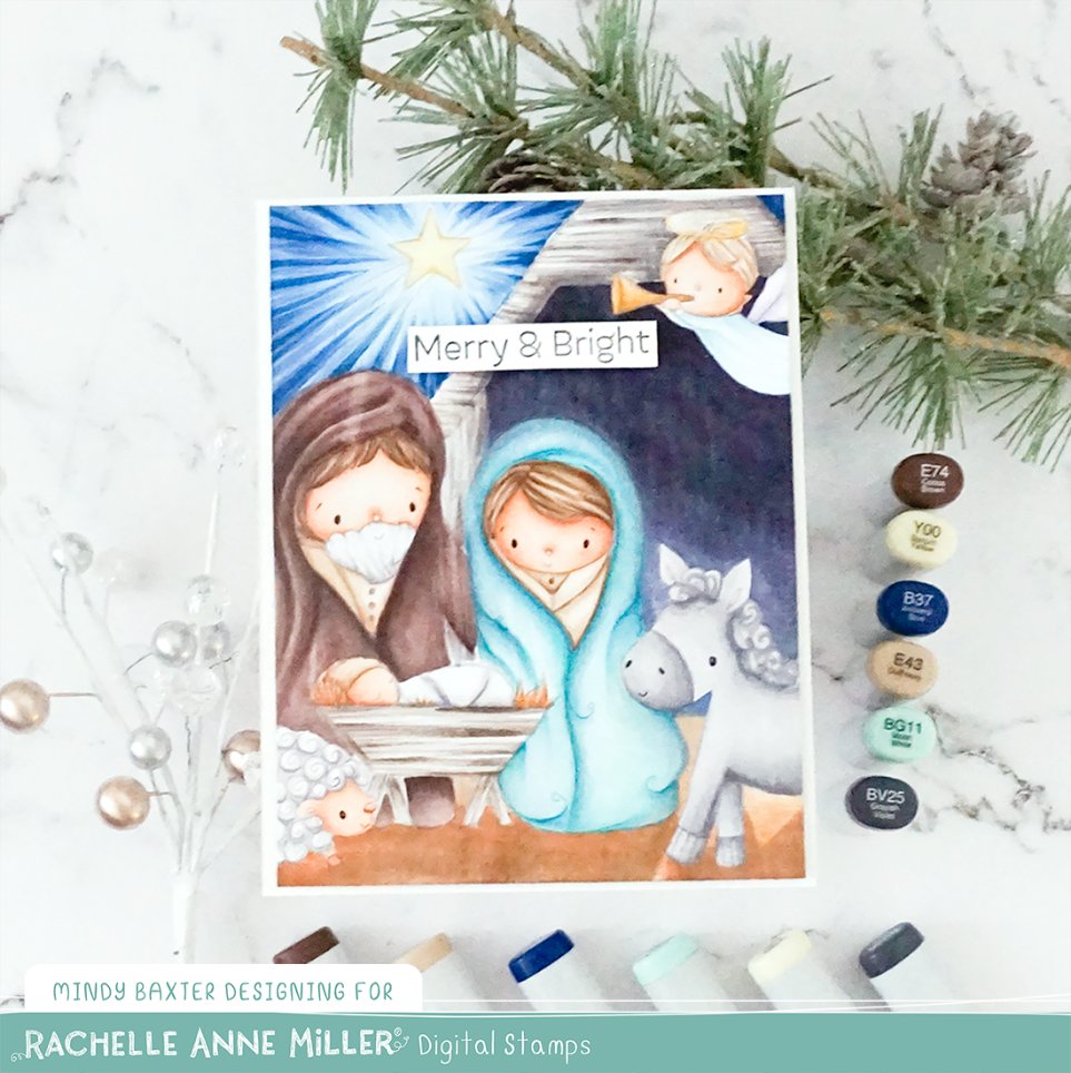 'Nativity' Scene Creator Digital Stamp