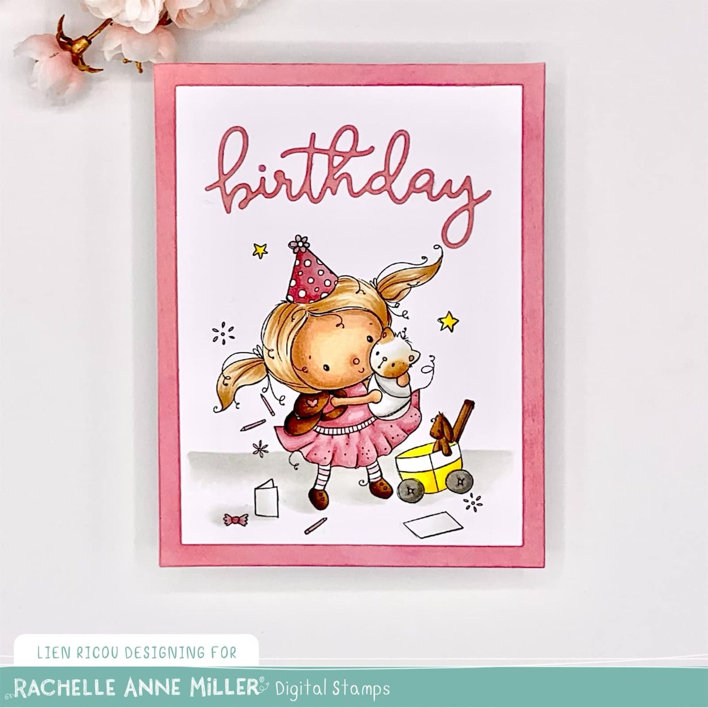 'Party Girl' Digital Stamp
