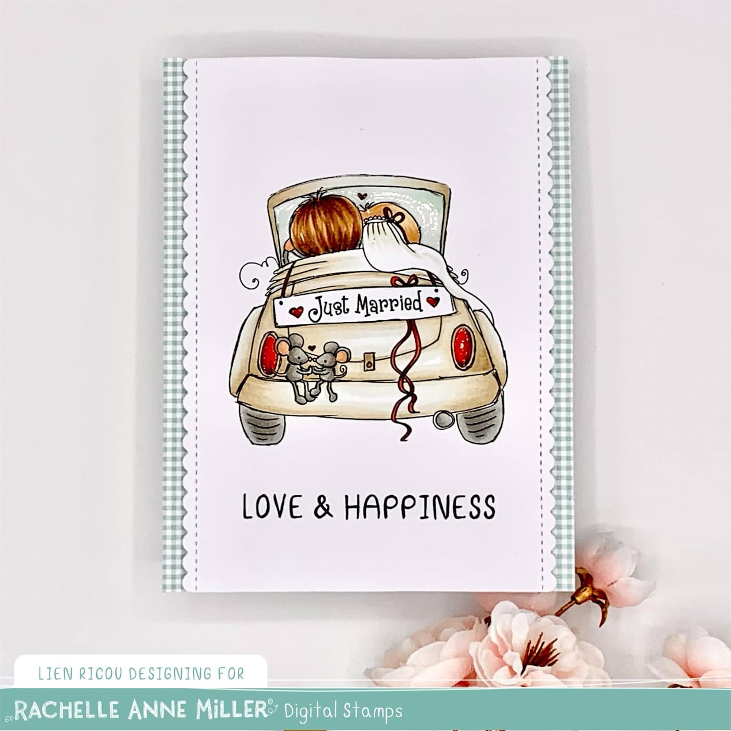 'Just Married: Wedding' Scene Creator Digital Stamp