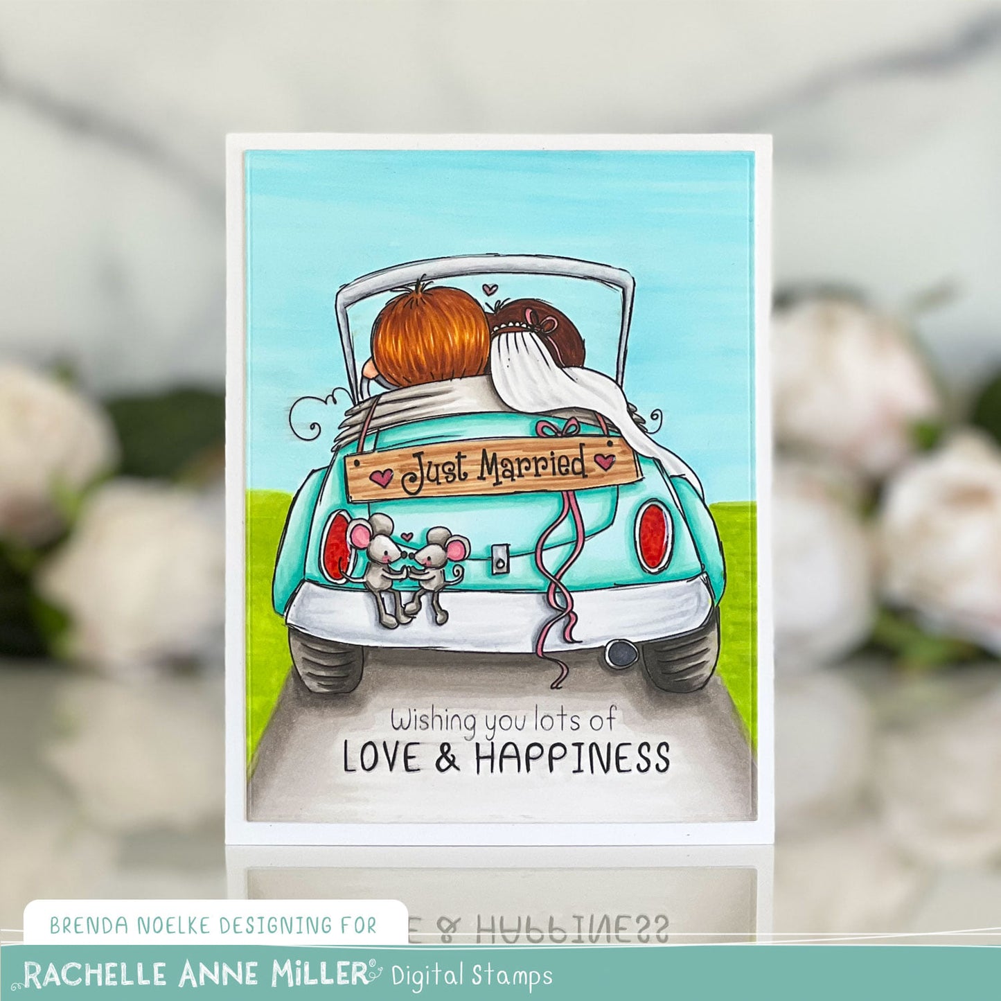 'Just Married: Wedding' Scene Creator Digital Stamp
