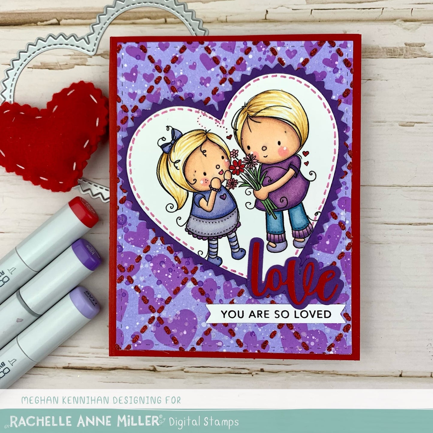 'Flowers for You' Digital Stamp
