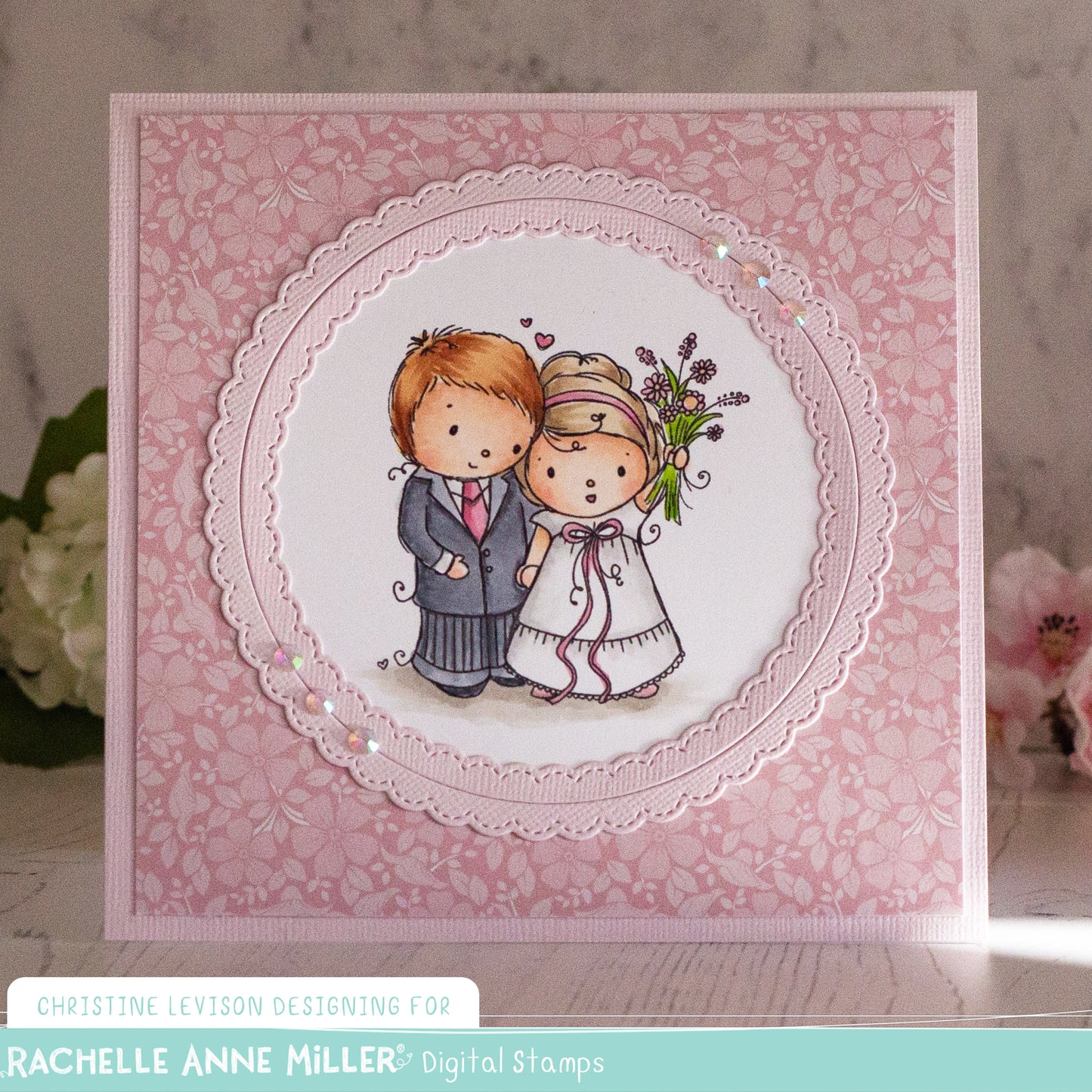 'Just Married: Wedding' Scene Creator Digital Stamp