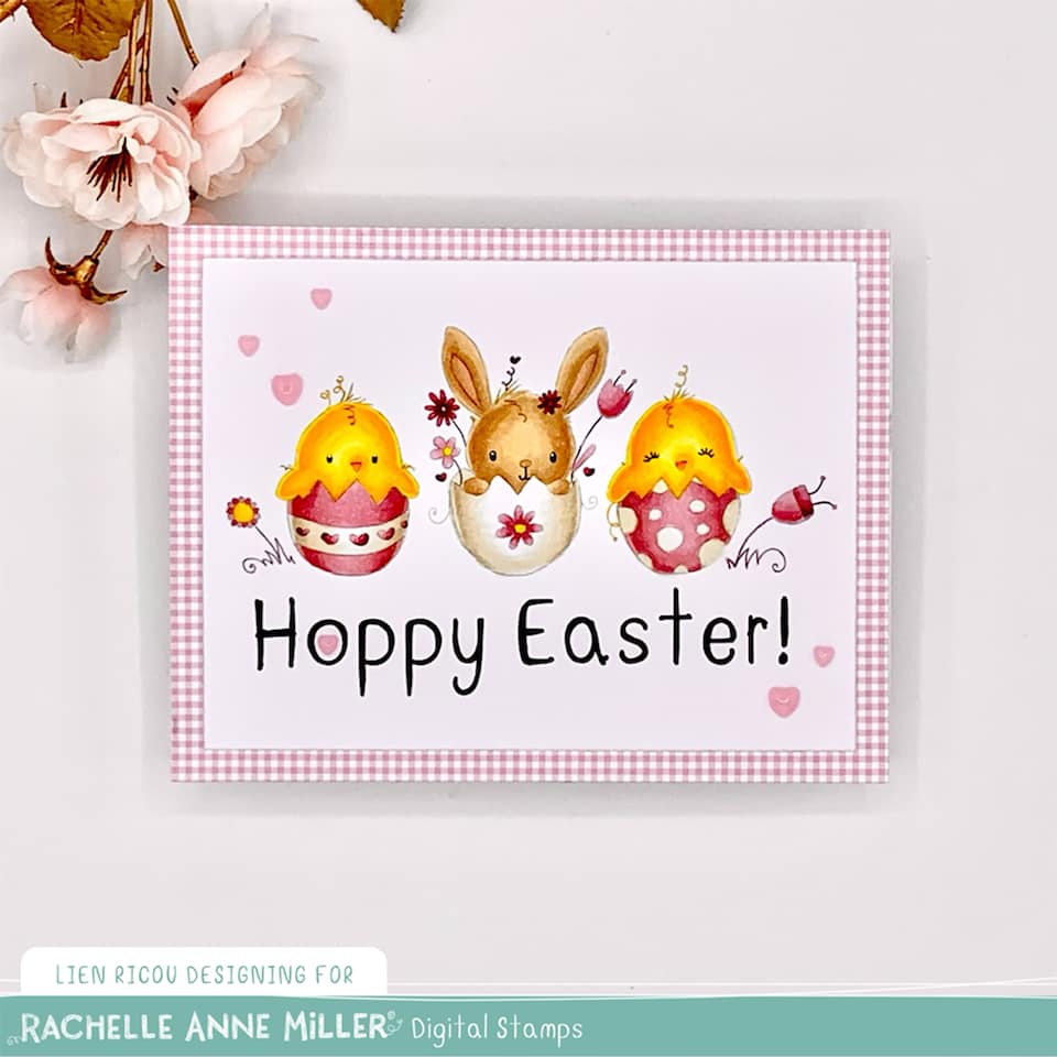 'Easter Eggs' Digital Stamp