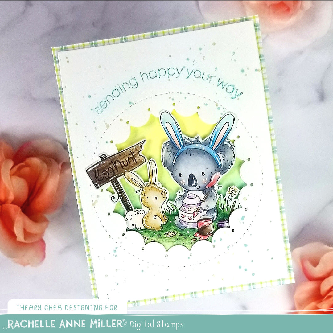 'Koala's Easter' Digital Stamp