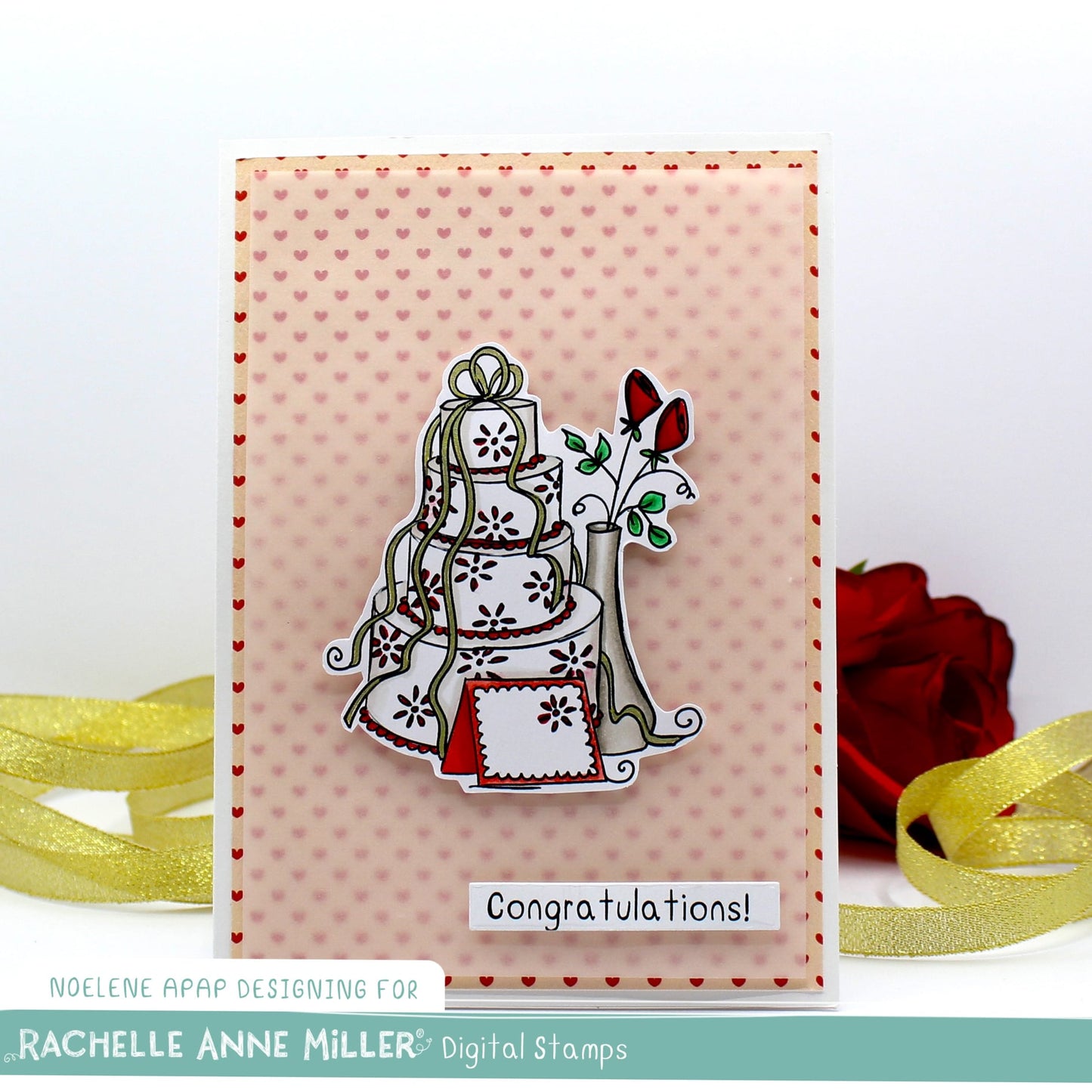'Just Married: Wedding' Scene Creator Digital Stamp