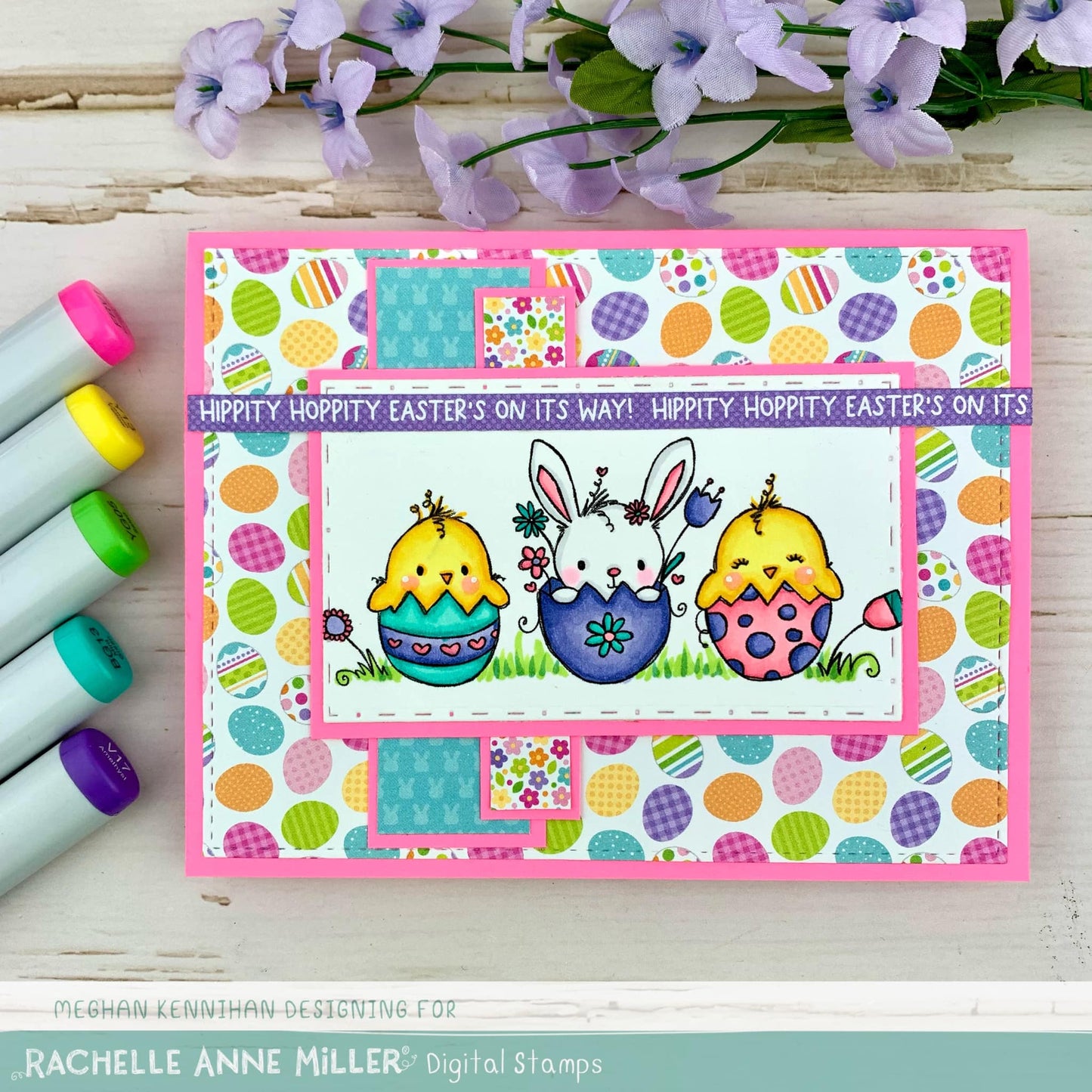 'Easter Eggs' Digital Stamp