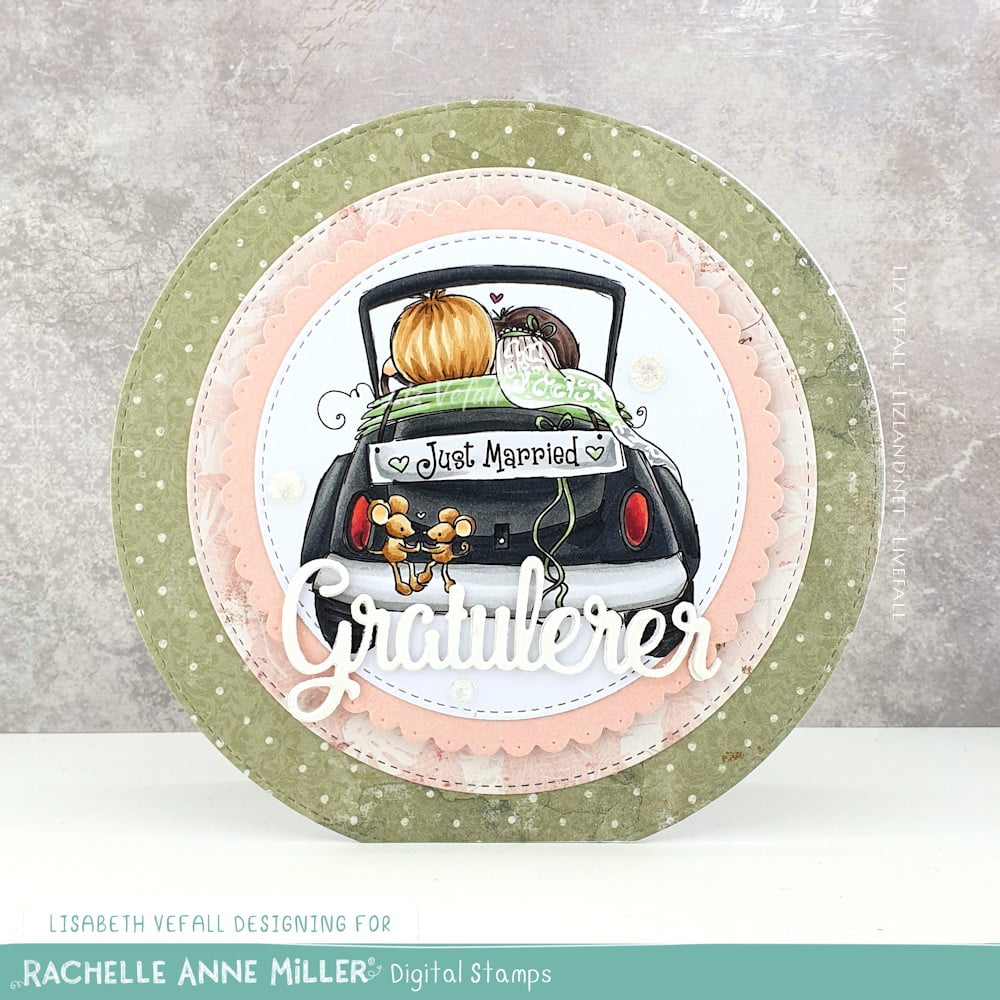 'Just Married: Wedding' Scene Creator Digital Stamp