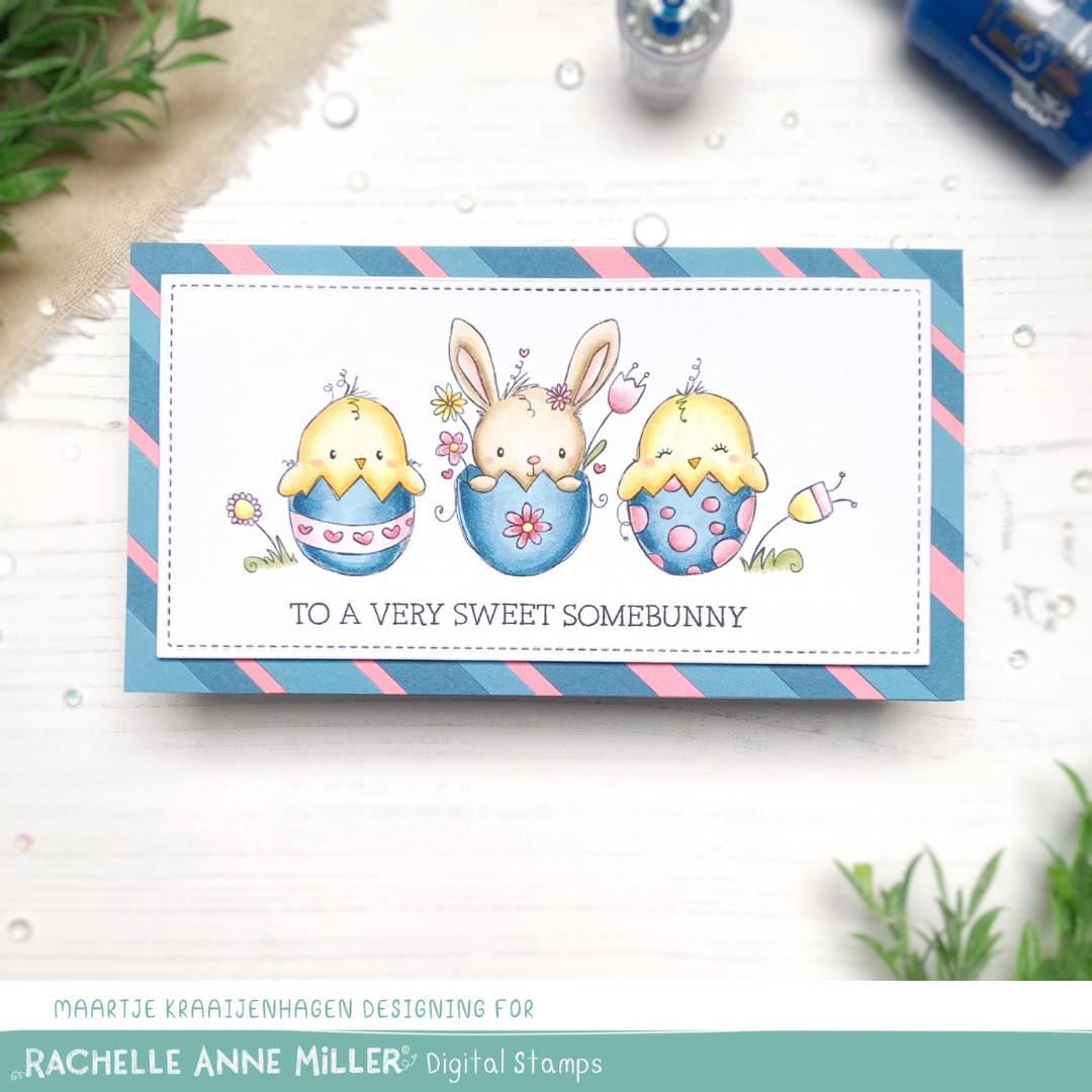 'Easter Eggs' Digital Stamp