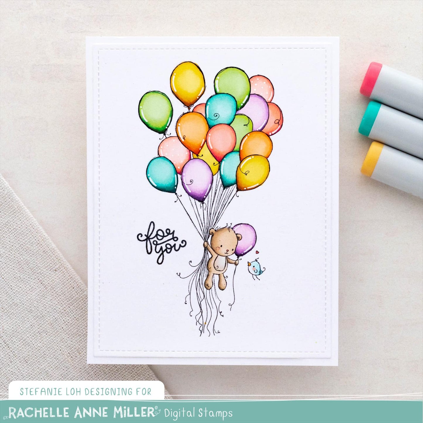 'My Favourite Teddy' Digital Stamp Set