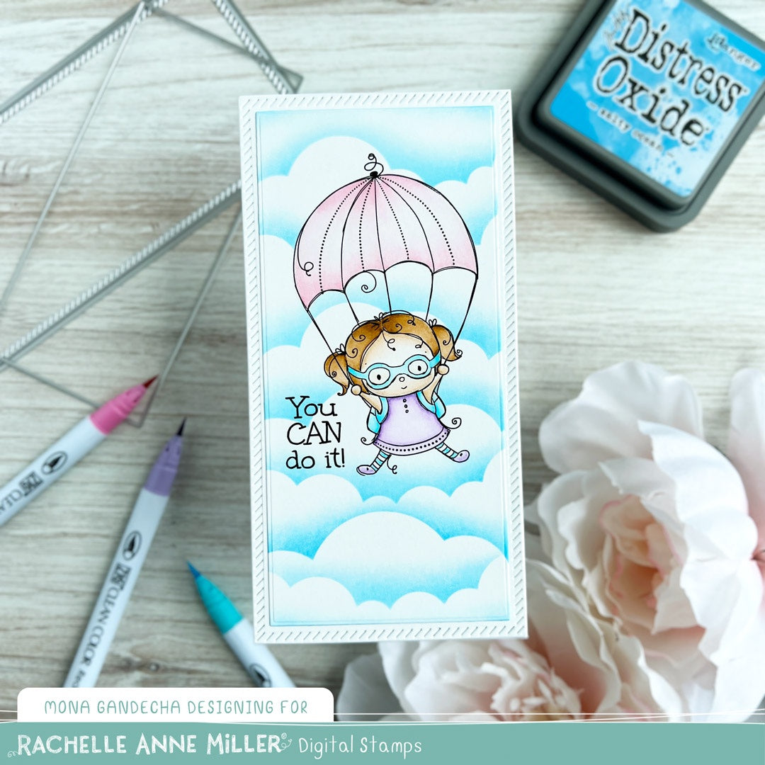 'You Can Do It' Digital Stamp