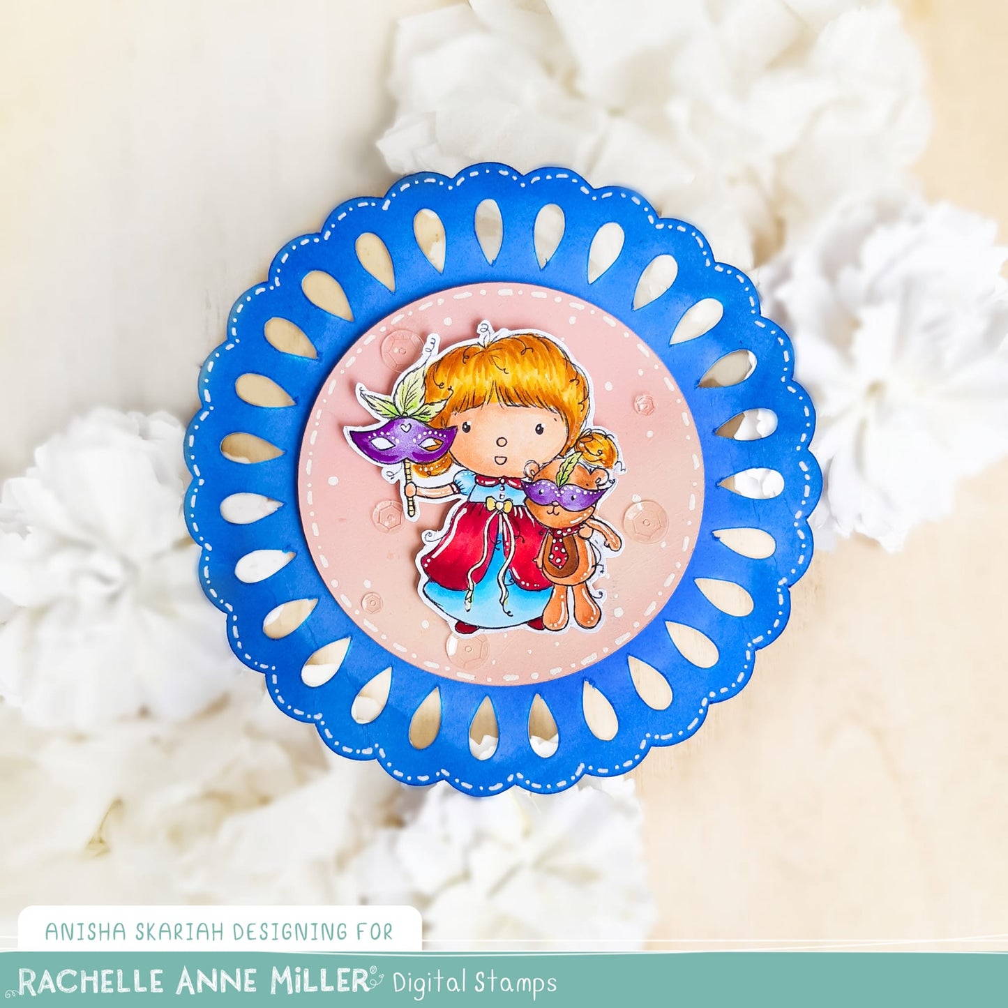 'My First Masked Ball' Digital Stamp