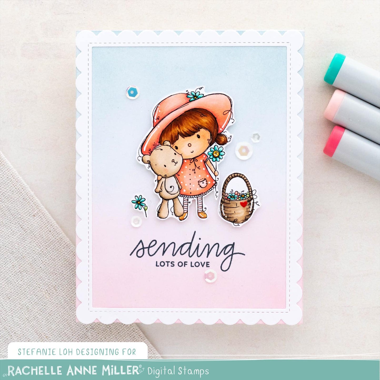 'My Favourite Teddy' Digital Stamp Set