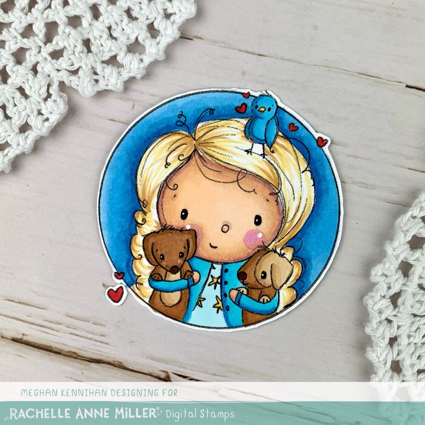 'Animal-Lover Pam' Profile Digital Stamp