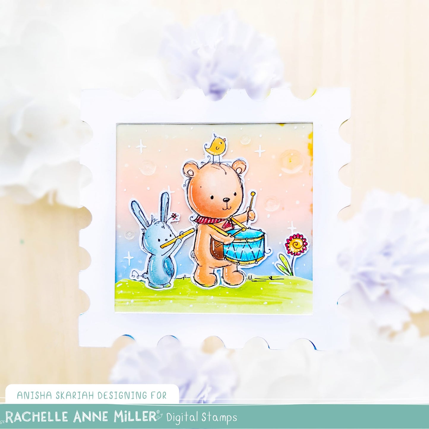 'Animal Parade' Digital Stamp