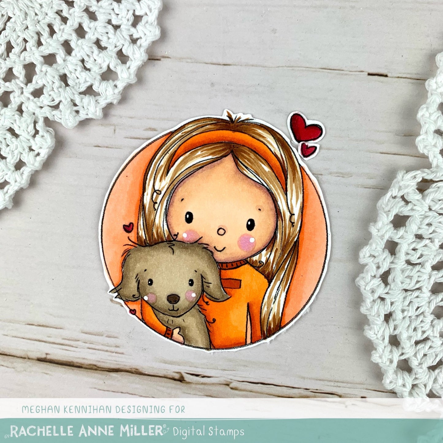 'Femke's Best Friend' Profile Digital Stamp