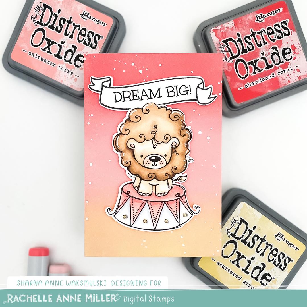 'Dream Big Circus' Digital Stamp