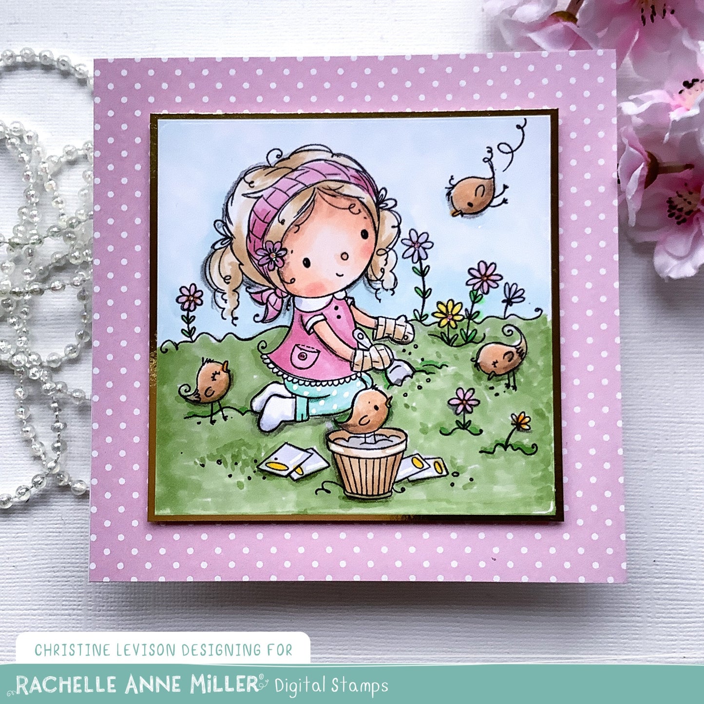 'Garden Blooms' Digital Stamp