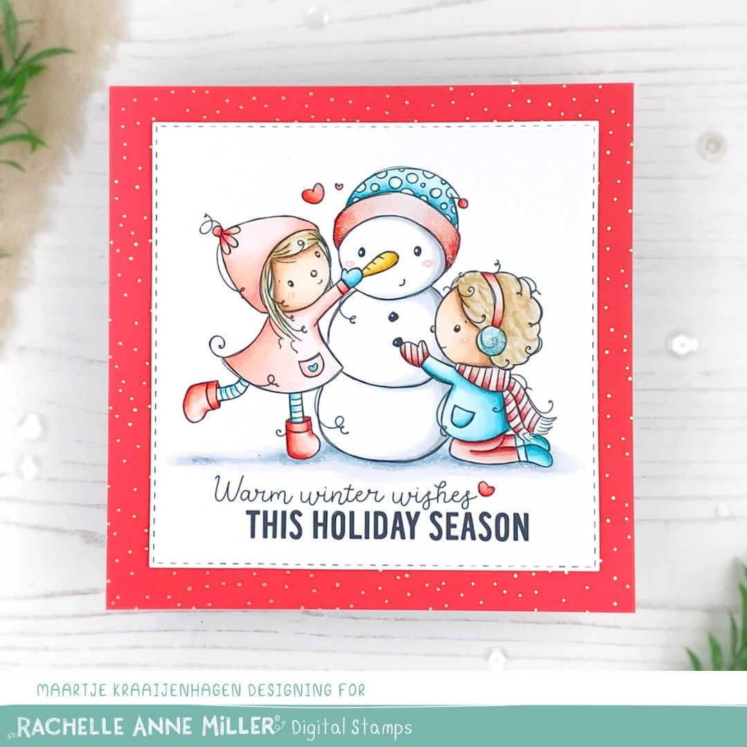 'Do You Want to Build a Snowman?' Digital Stamp