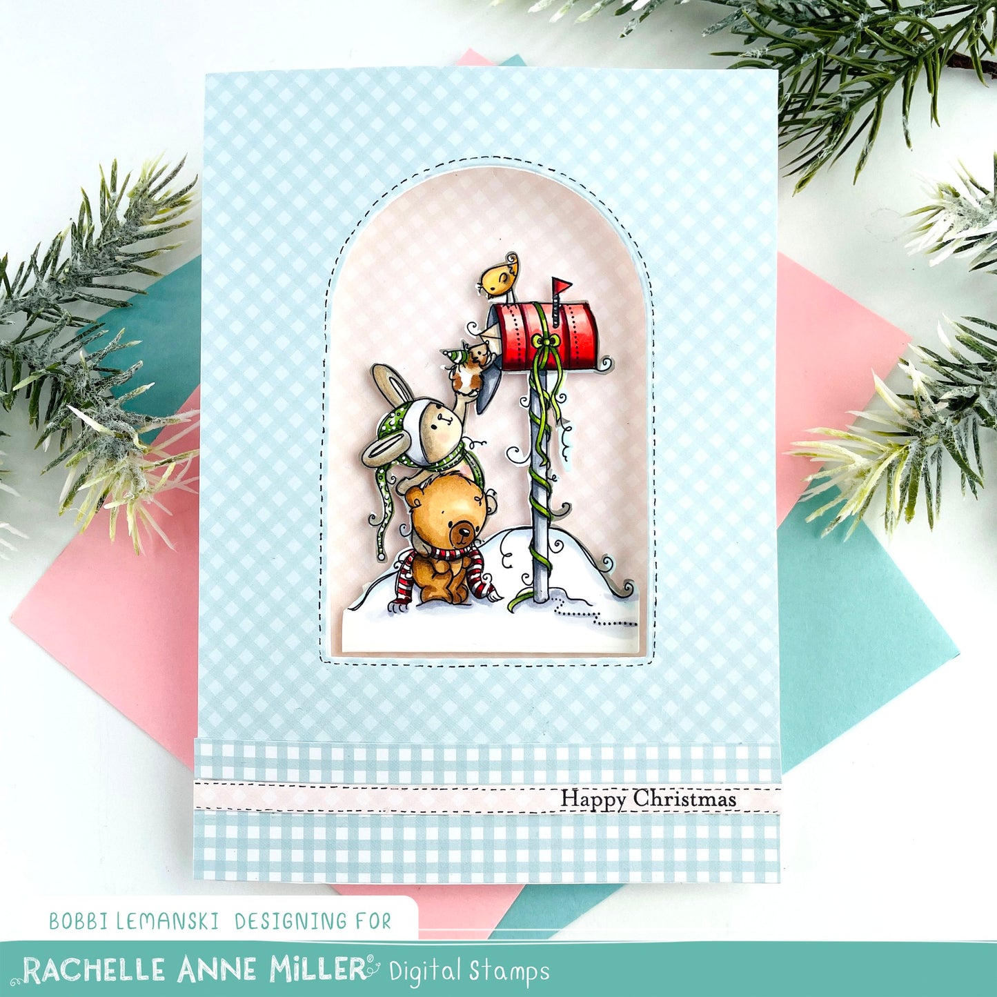 'Letter to Santa' Christmas Digital Stamp