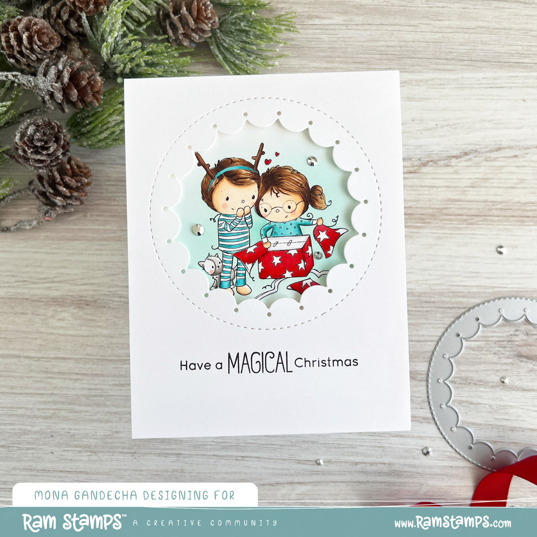 'Cute Christmas' Digital Stamp Set