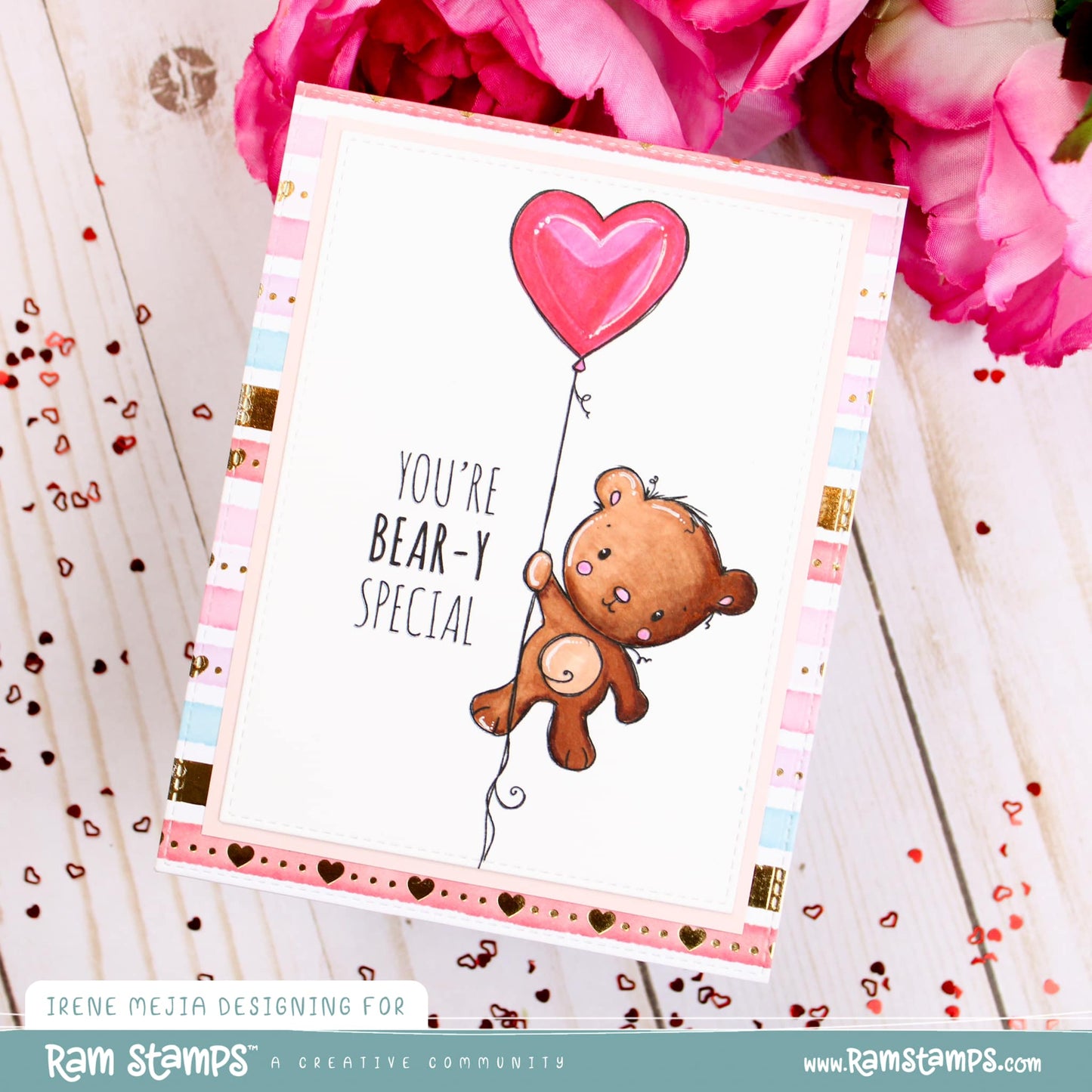 'Animal Valentines' Digital Stamp Set
