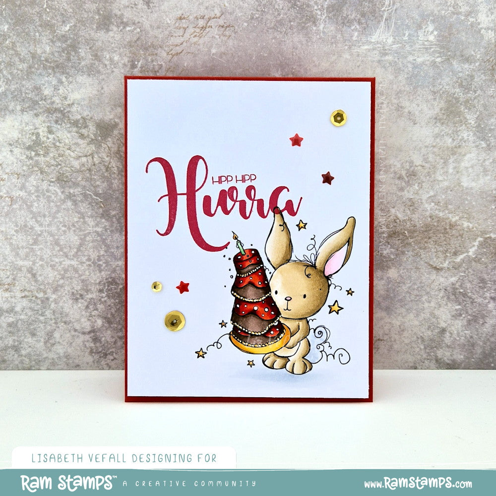 'Birthday Cake' Digital Stamp