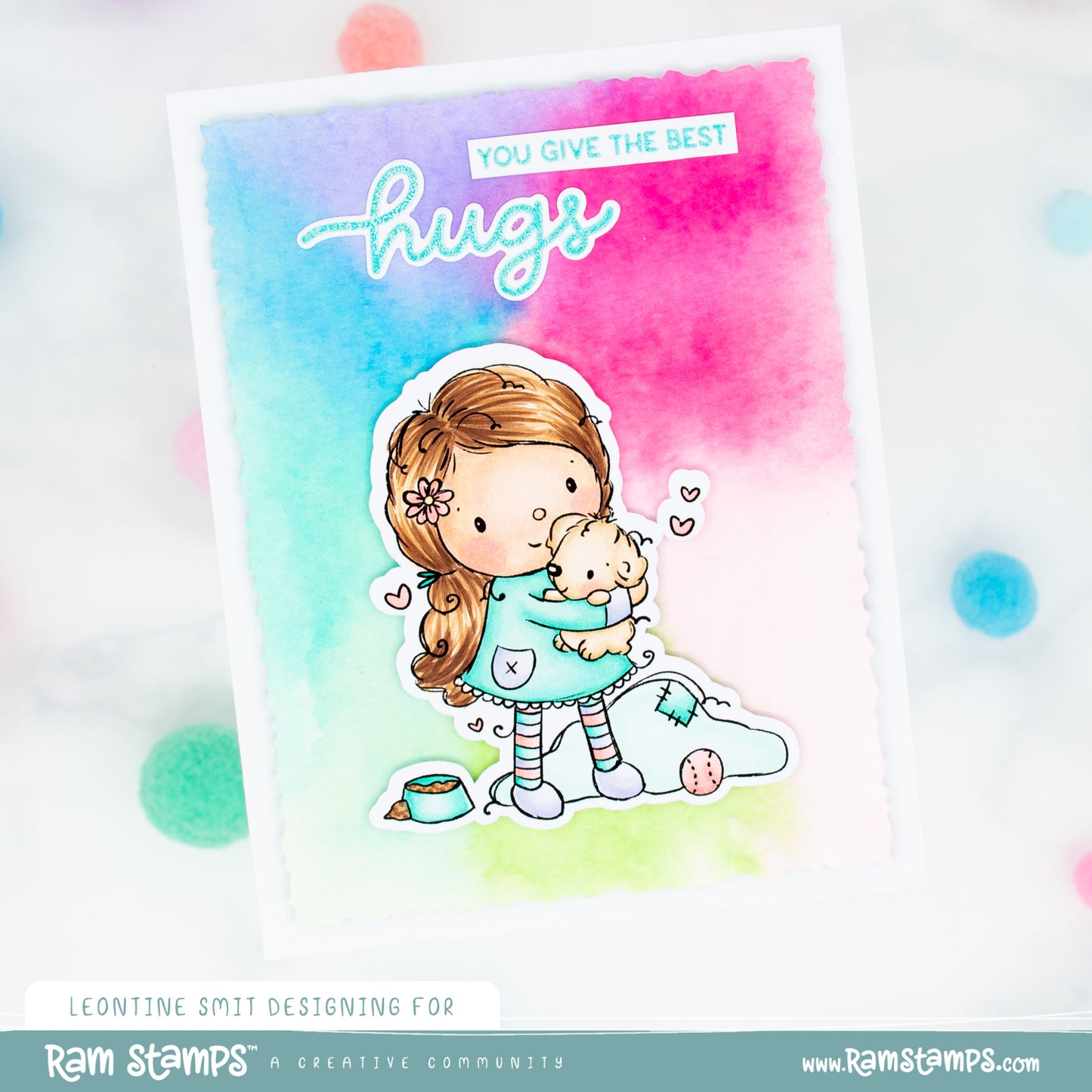 'Puppy Love' Digital Stamp